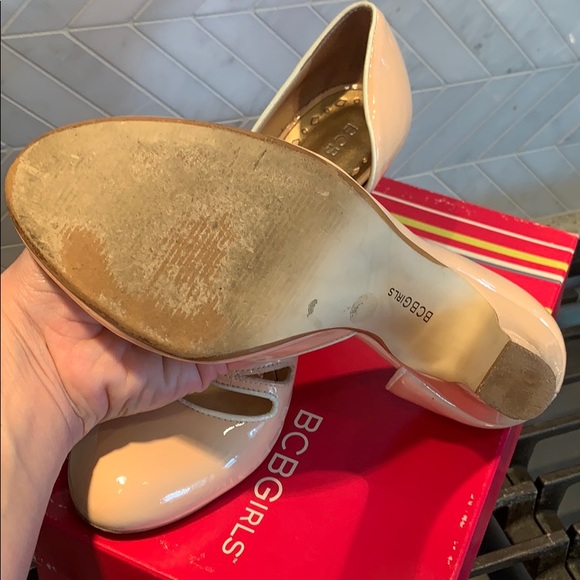 BCBGirls nude/bone button pumps - Picture 6 of 6